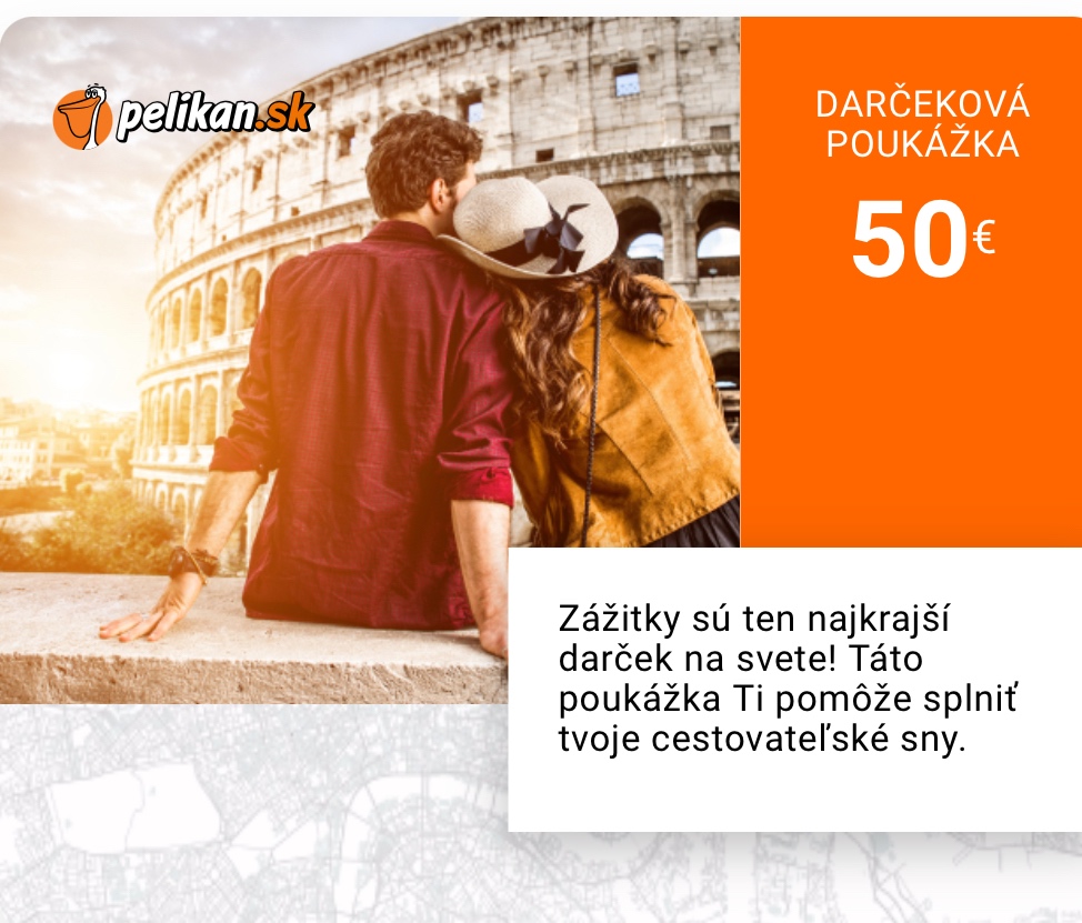 Darčekový poukaz Pelikán