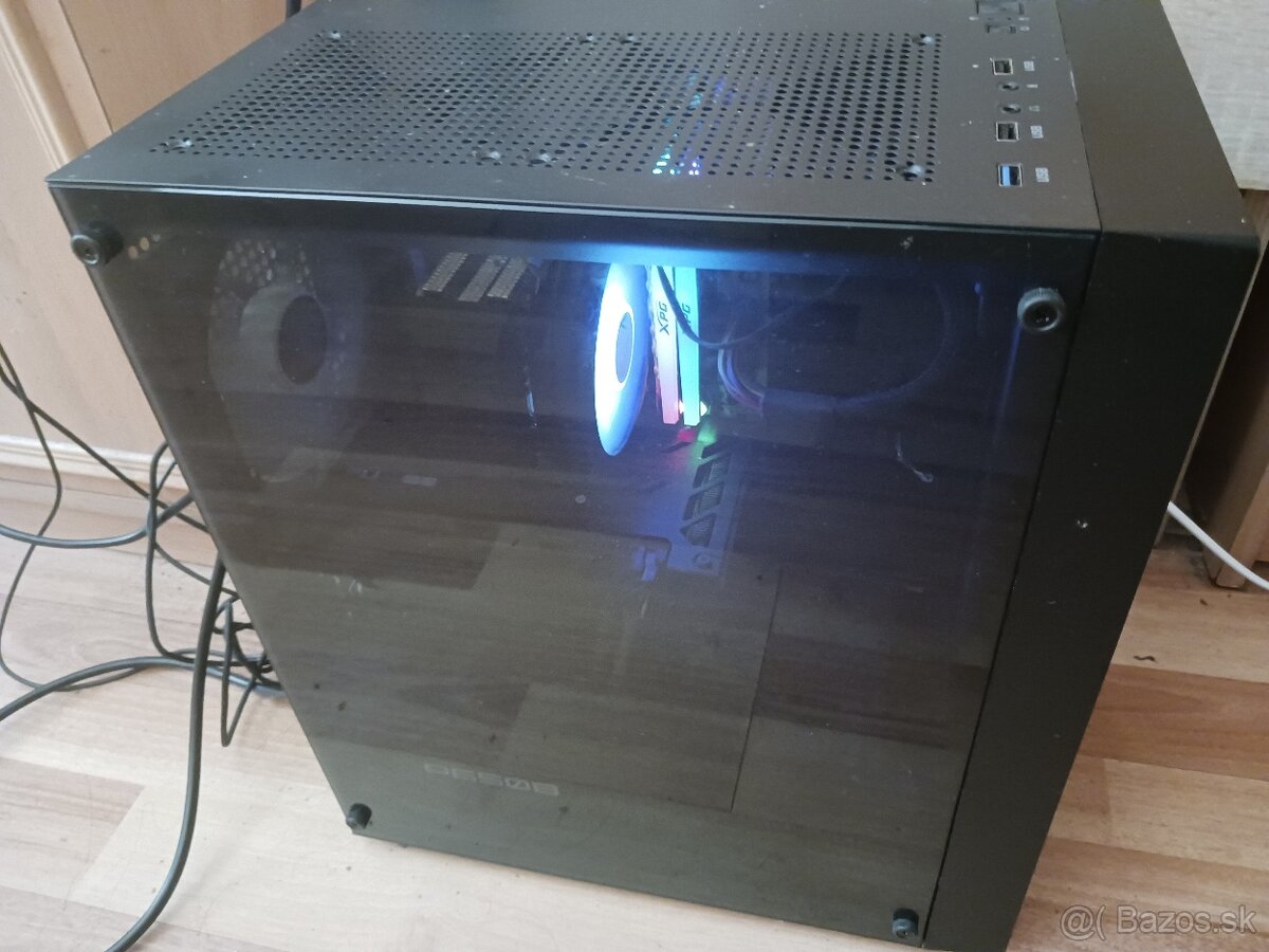 Herné PC - I3-12100f/RX6600 8GB/16GB Ram + Monitor