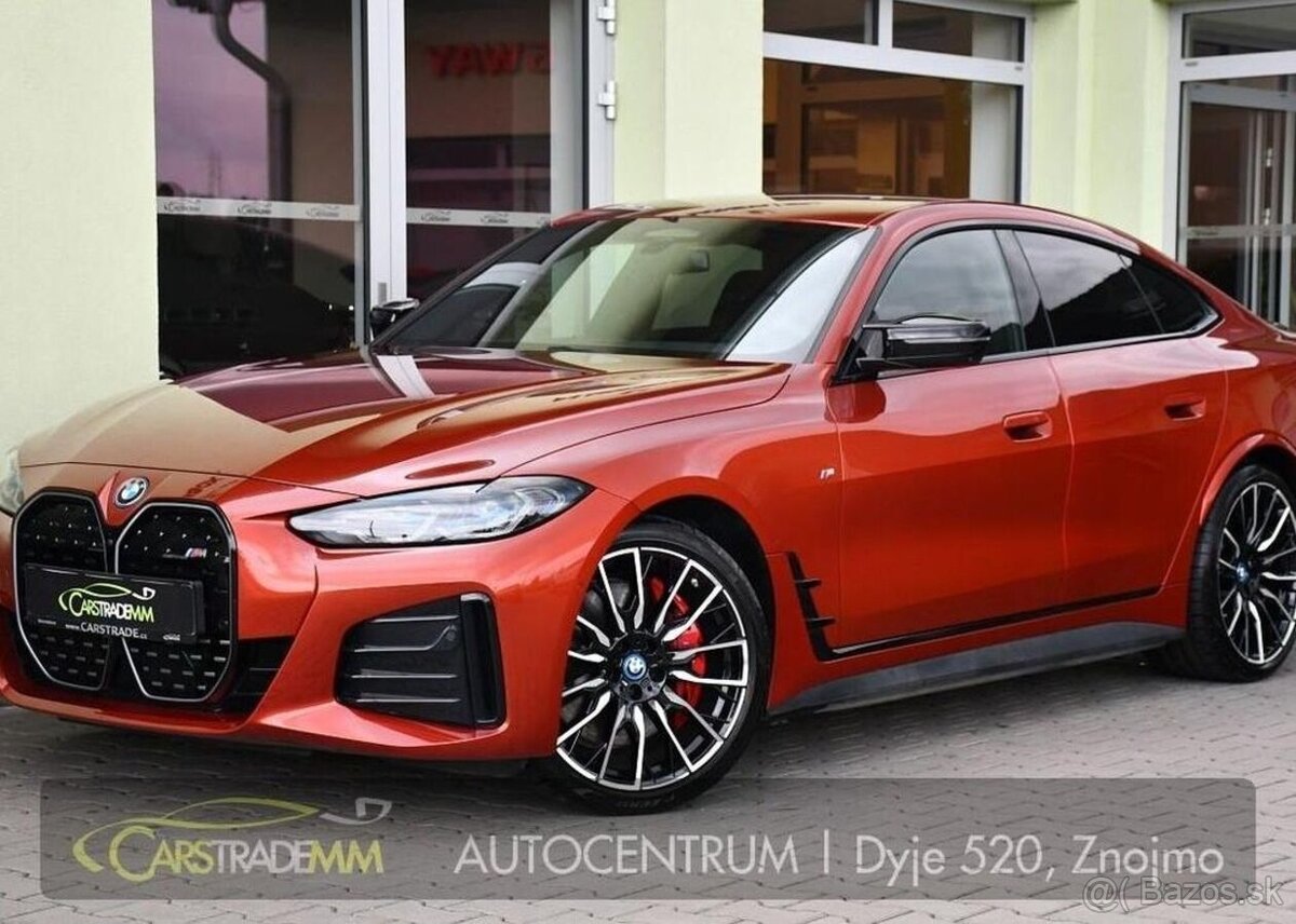 BMW i4 M50 LASER H/K TAŽNÉ 1M 400 kw
