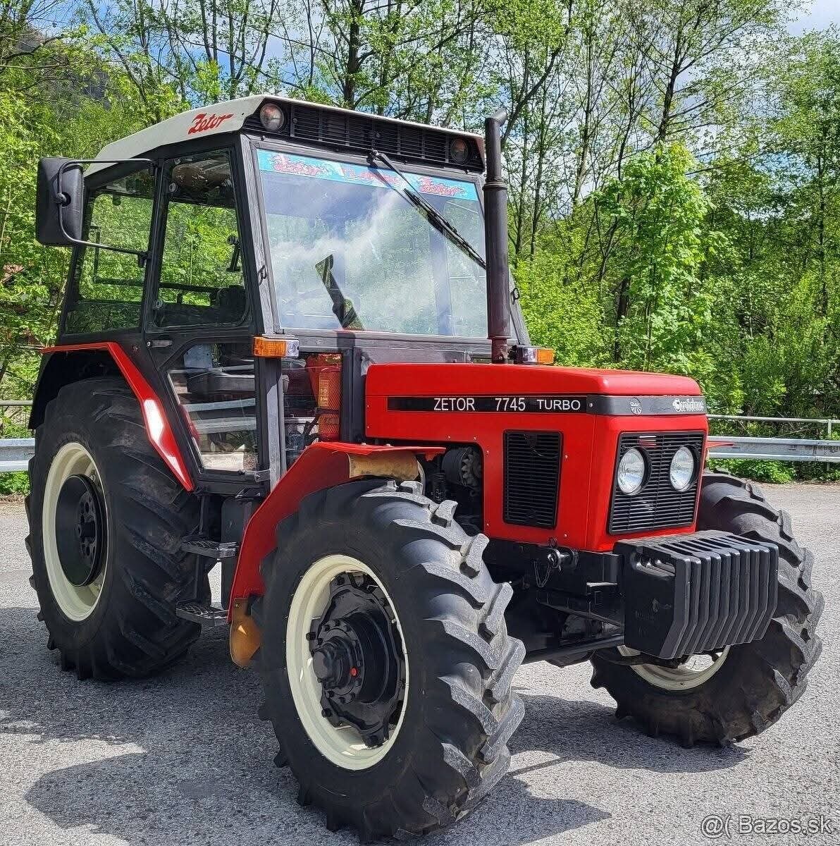 Predam traktor zetor 7745 TURBO s TP a ŠPZ