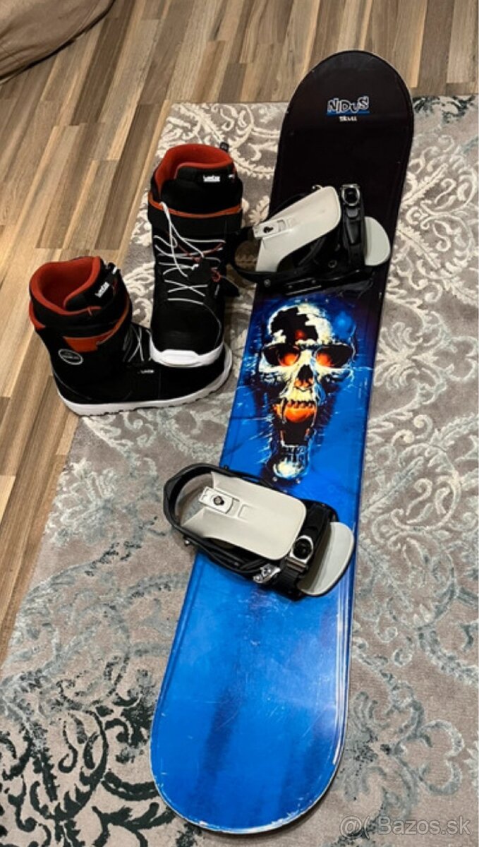 Snowboard + topánky