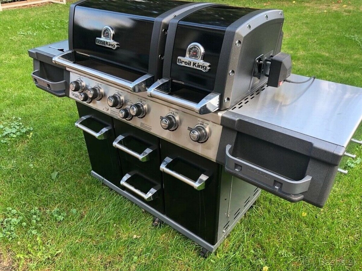 Gril Broil King Imperial 690 XL Čierny Takmer nový, top st