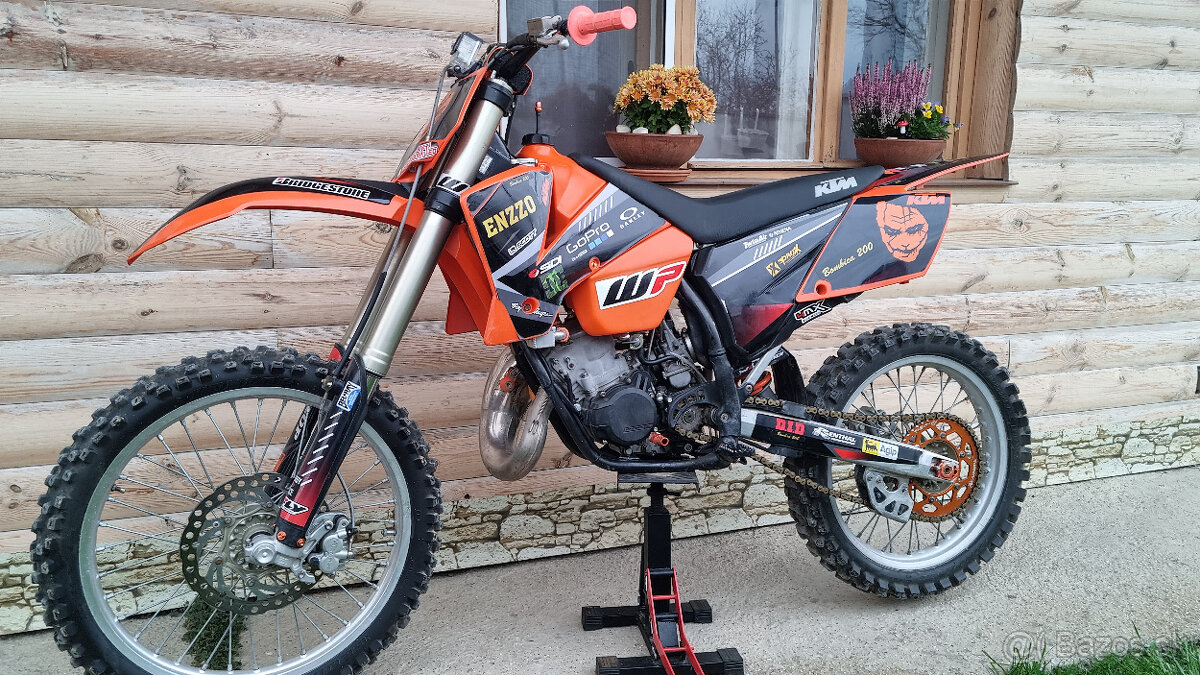 KTM sx 200 r.v. 2004 výmena za 85