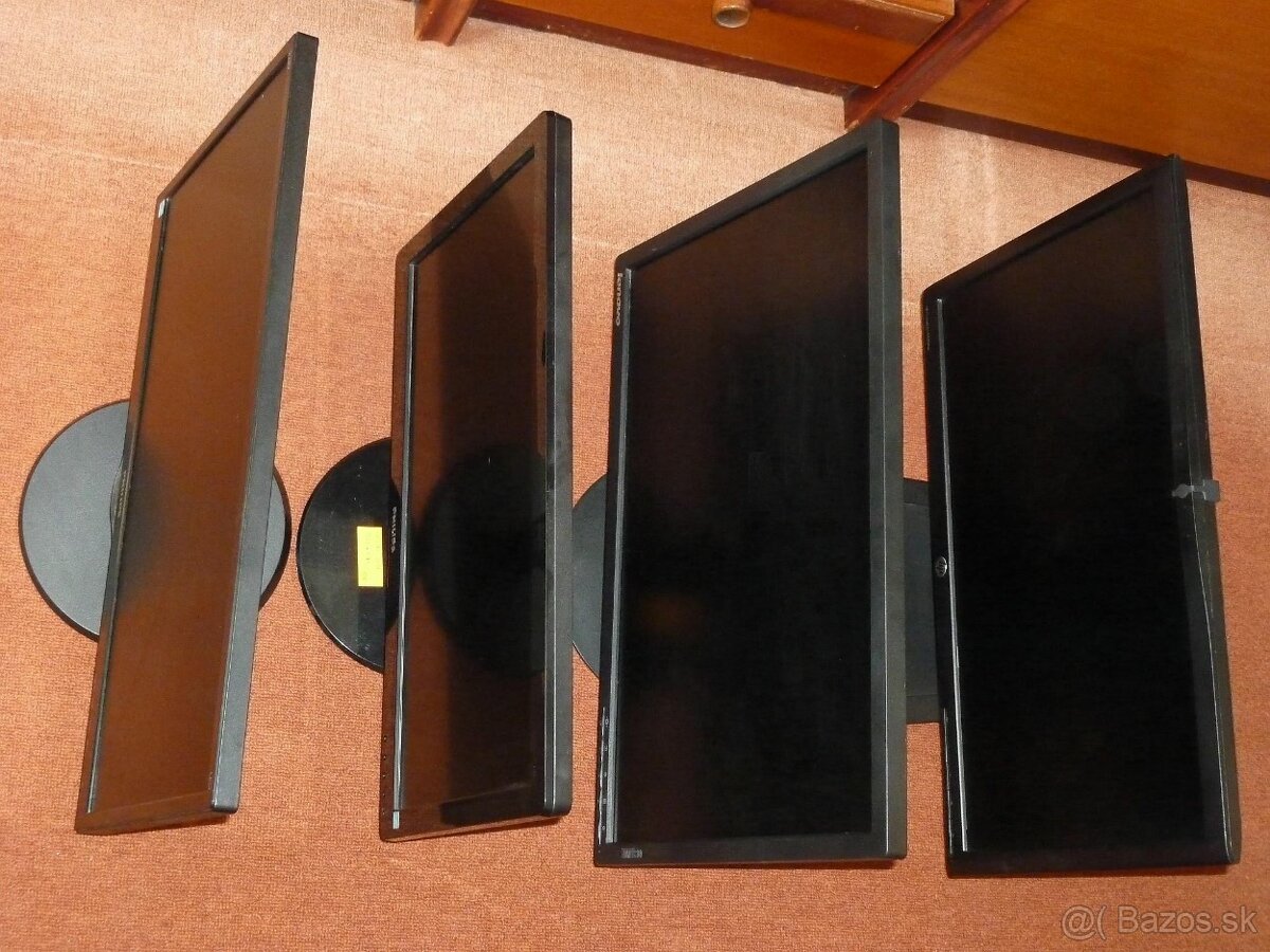 Predám viaceré LCD/LED monitory. Ceny od 10 do 25 €