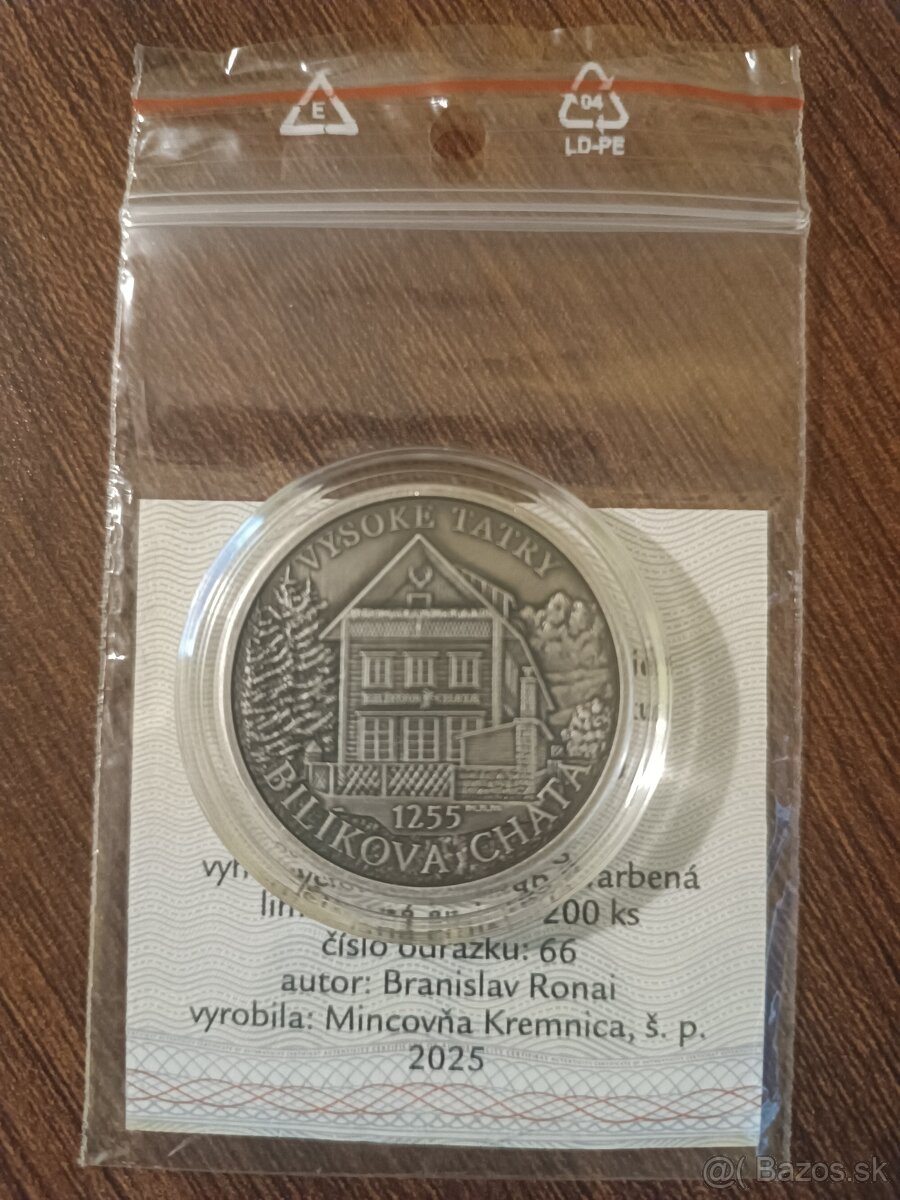 Strieborná medaila - Bilíková chata