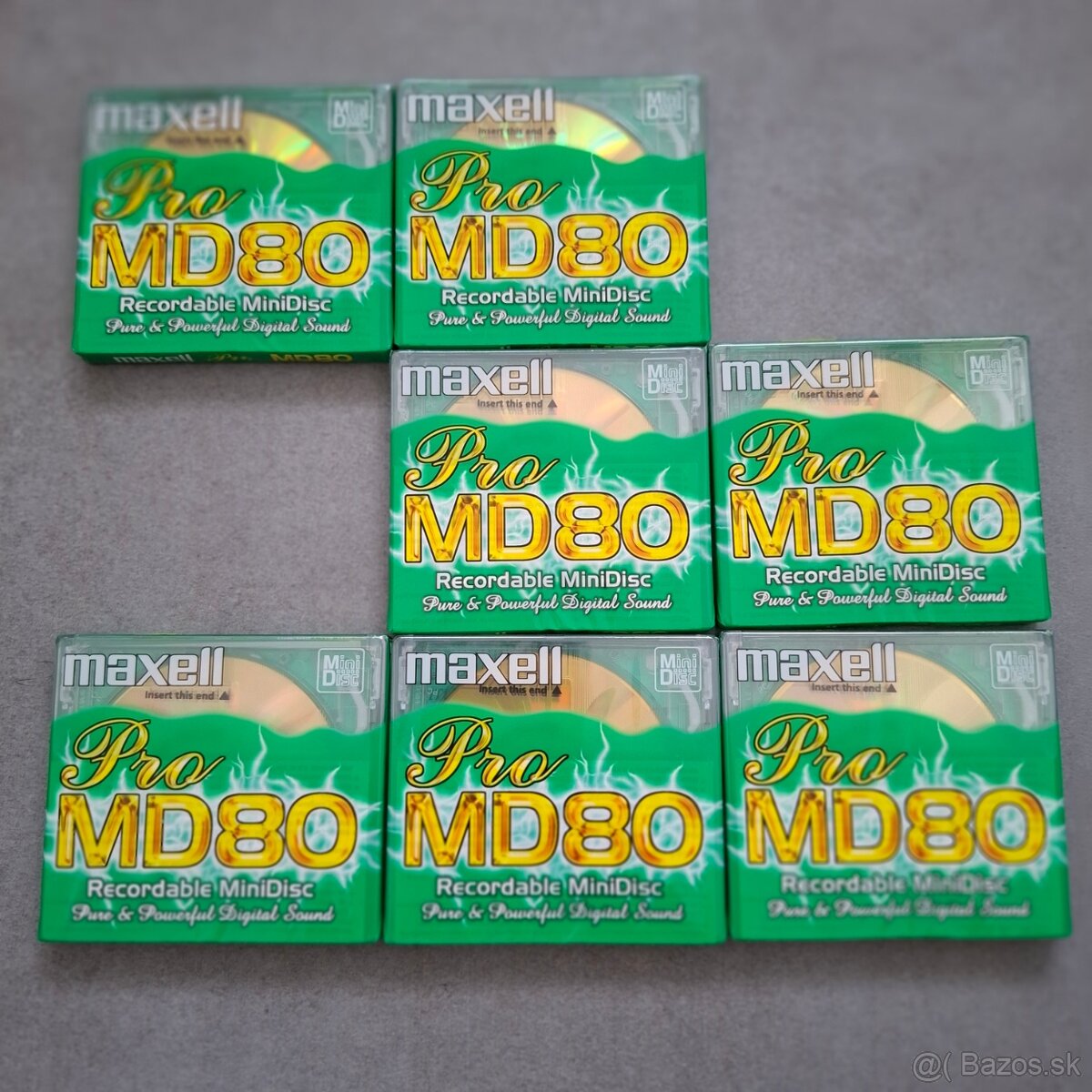 maxell MD80 PRO / 7ks (predaj iba ako celok)