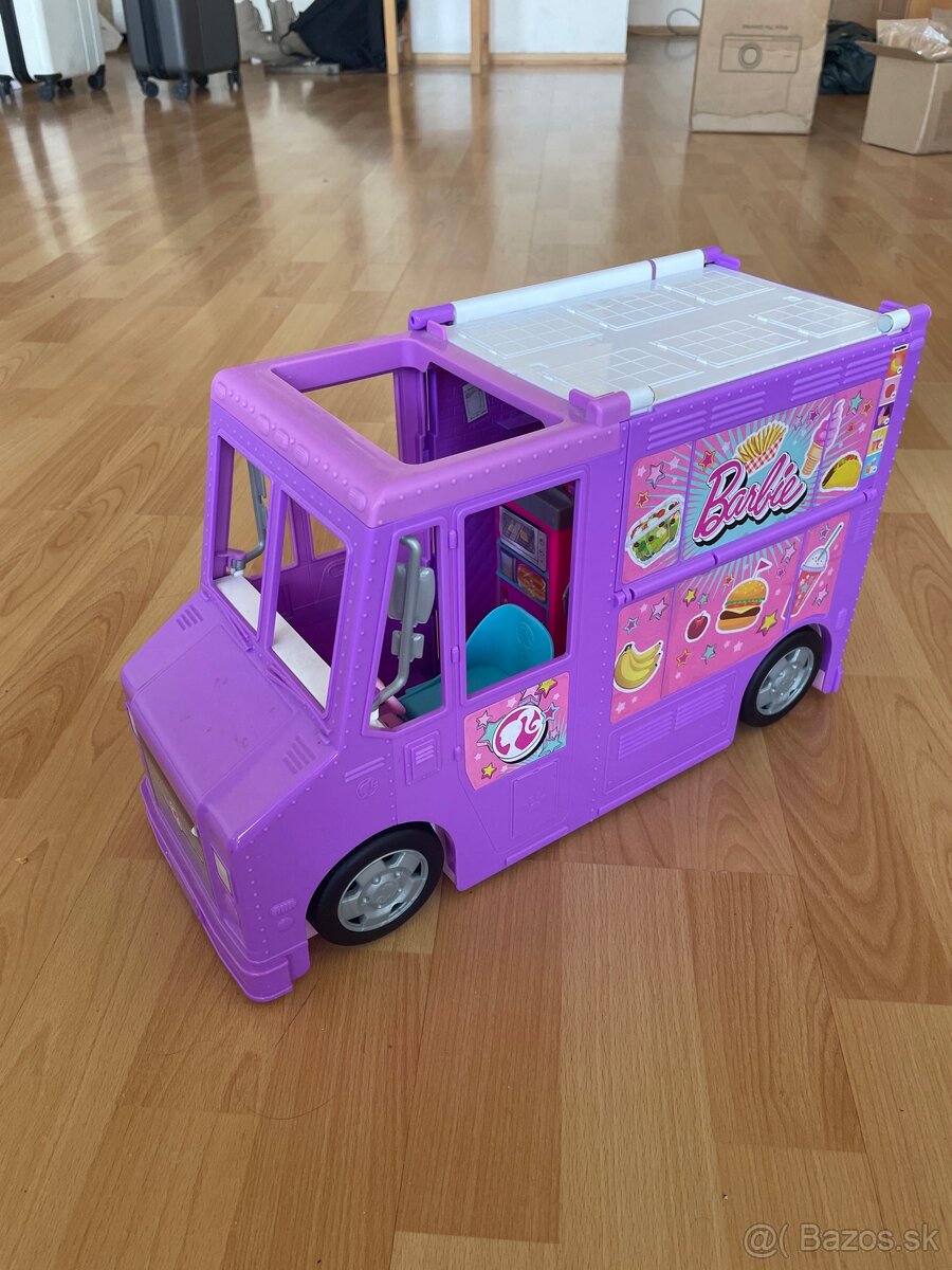 Barbie Foodtruck - otvárateľná dodávka