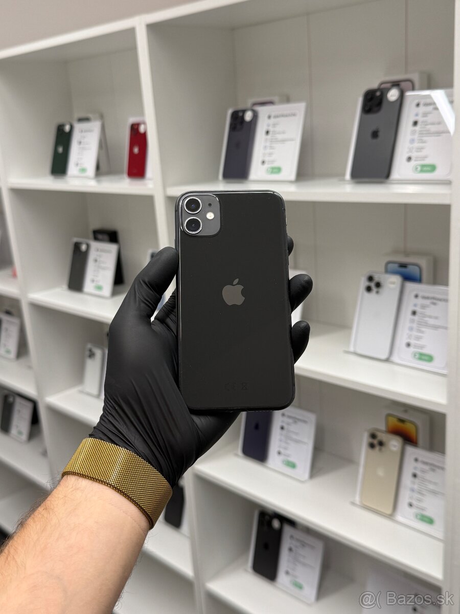 ZÁRUKA 2 ROKY / Apple iPhone 11 64GB Black, 100% ZDRAVIE