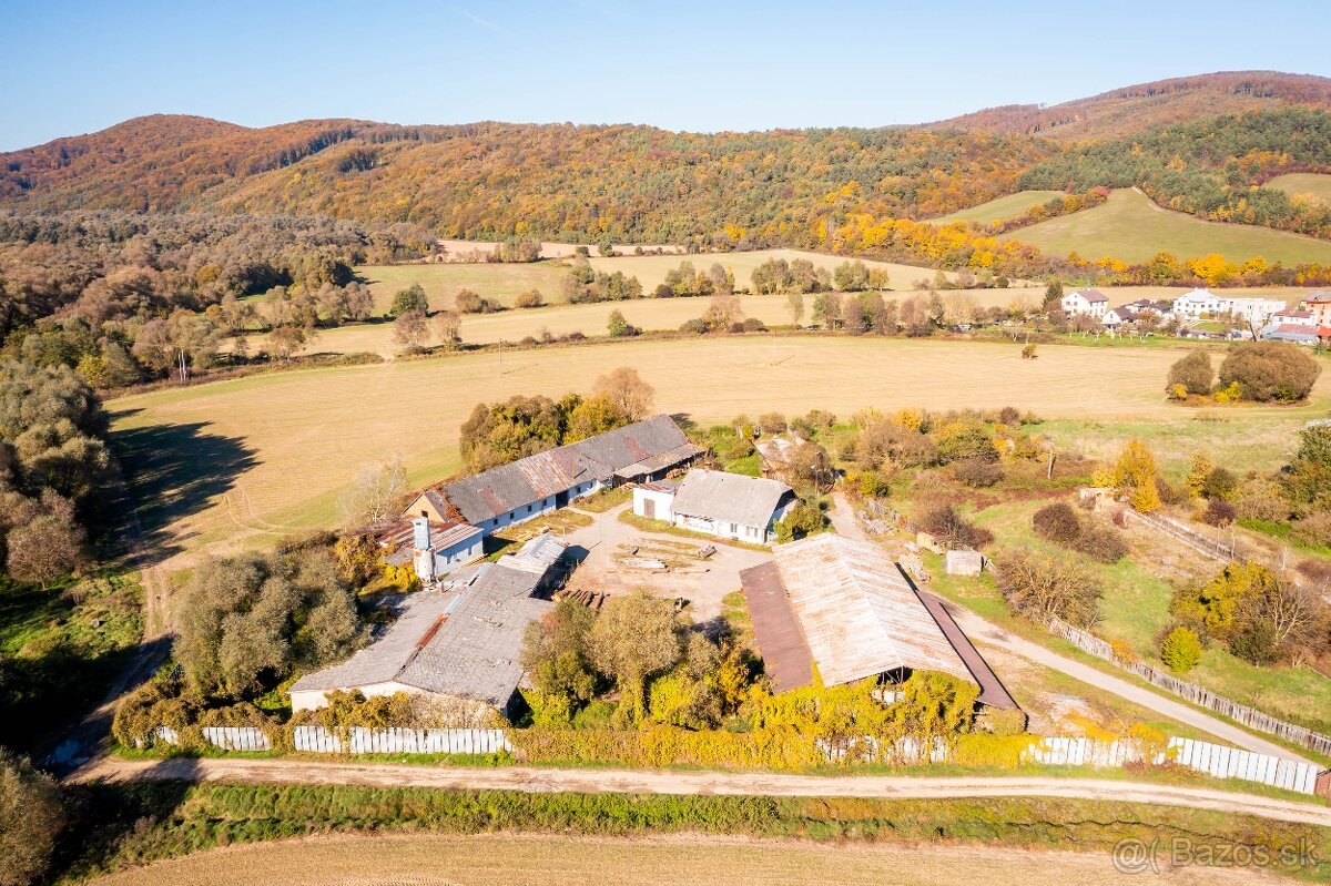 Predám areál drevovýroby v obci Skrabské (Prešov 30min. vzd)