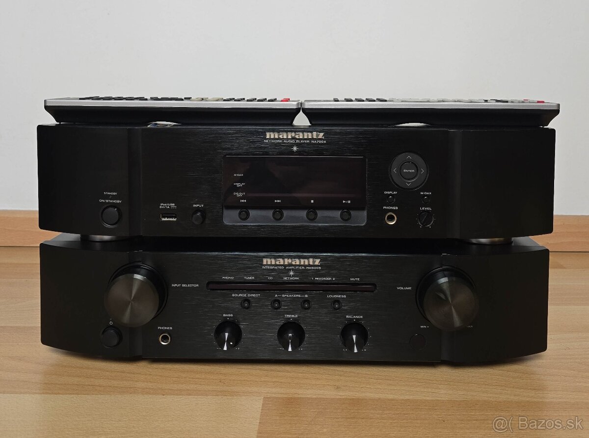Marantz PM 5005 + Marantz NA7004 / zosik a sietovy prehravac