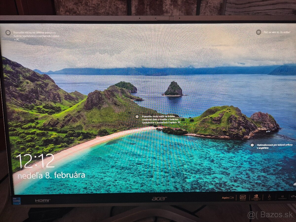 PC all in-one touch screen Acer Aspire C24