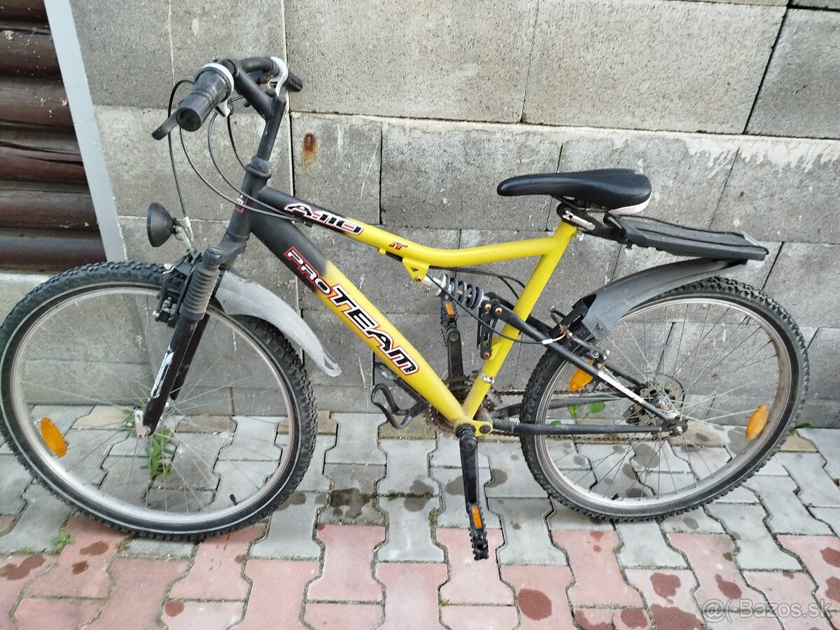 Chlapčenský bicykel žltý