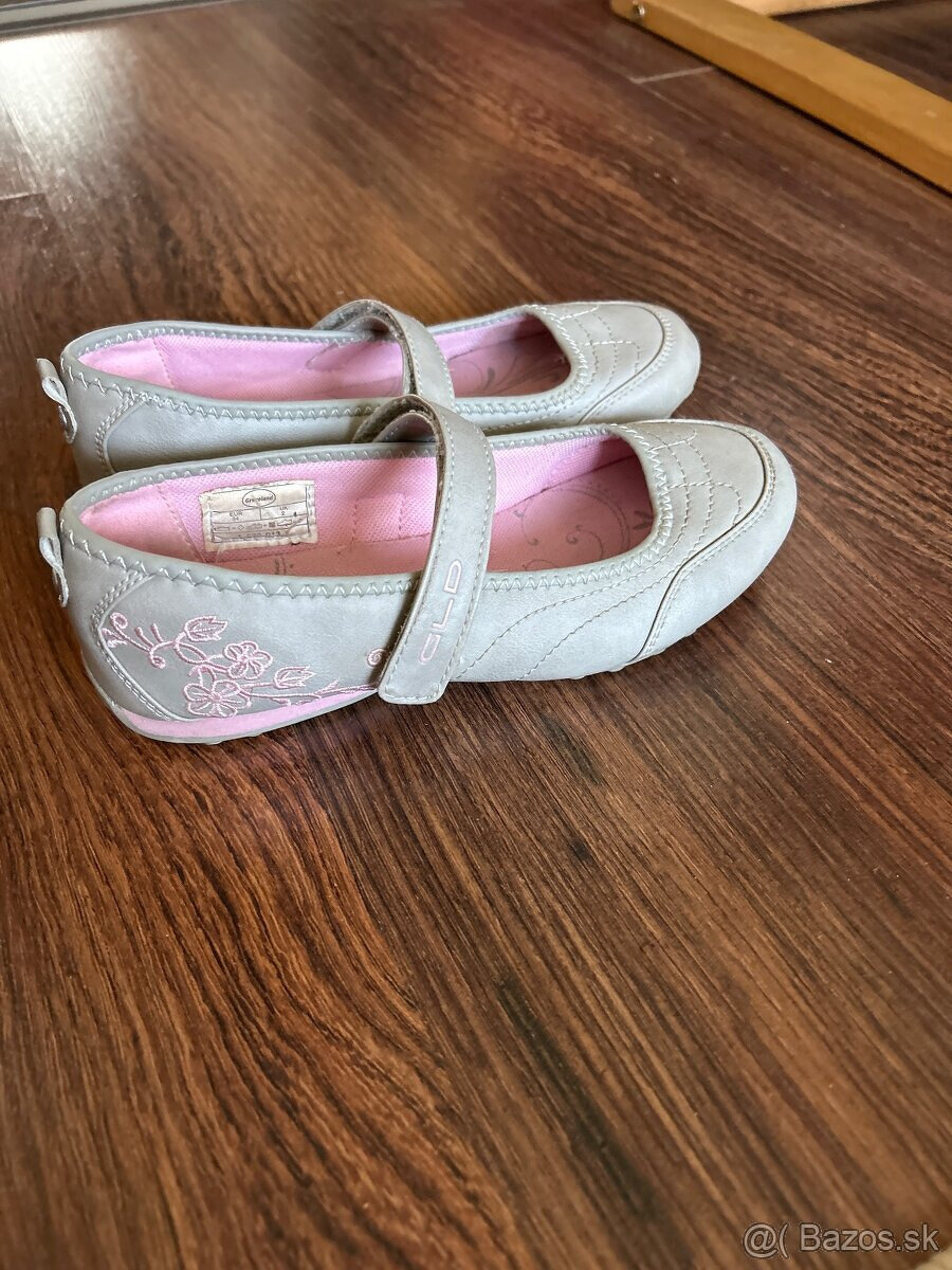 Balerínky vekosť 34