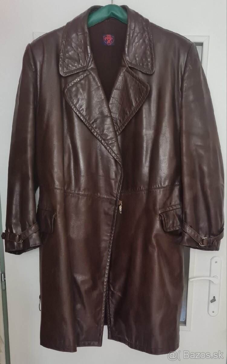 Predám originálny kožený kabát dôstojníka Slovenského štátu