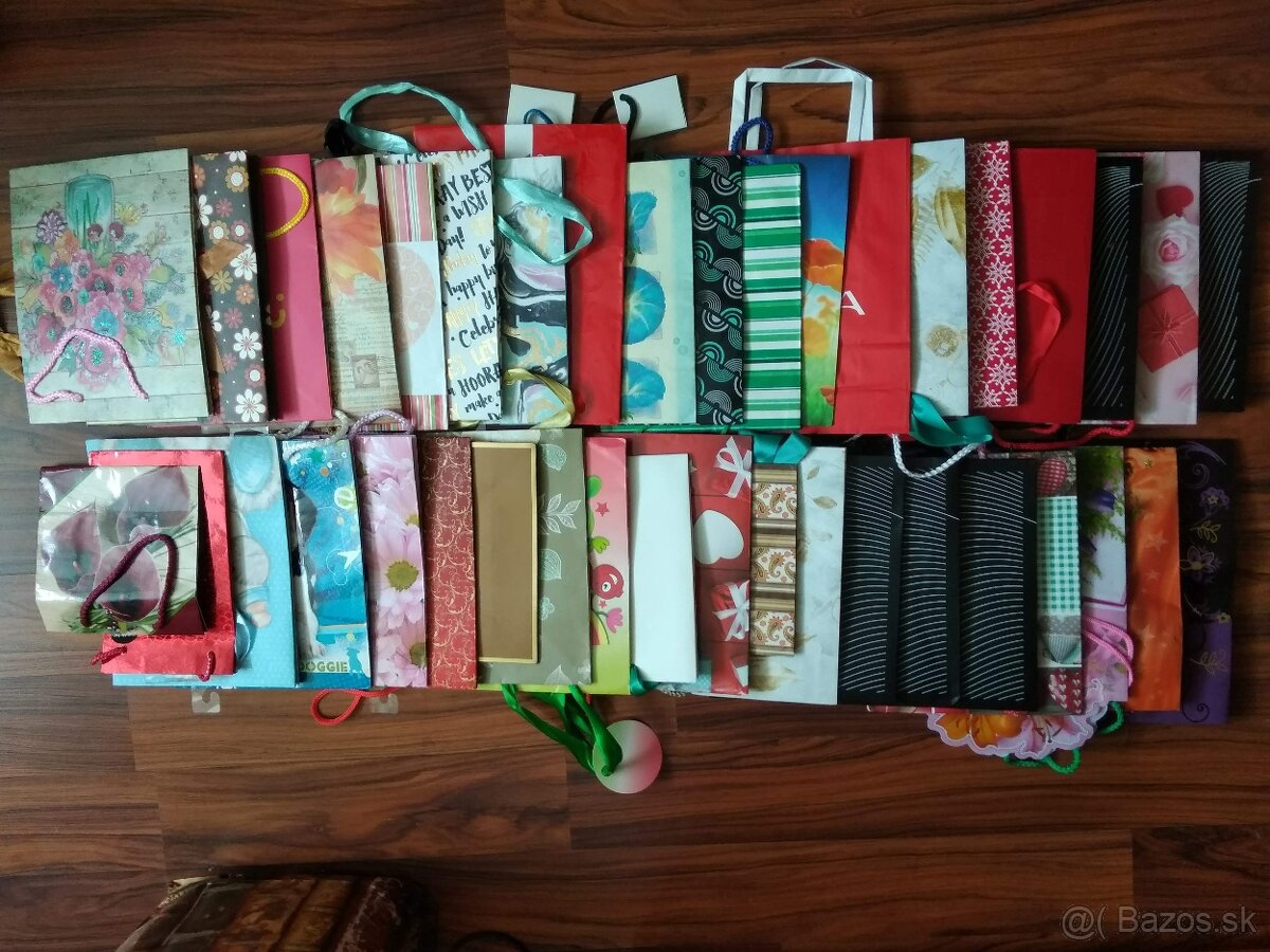 Predam mensie darcekove tasky velkost 18x23(plus/minus)-40ks