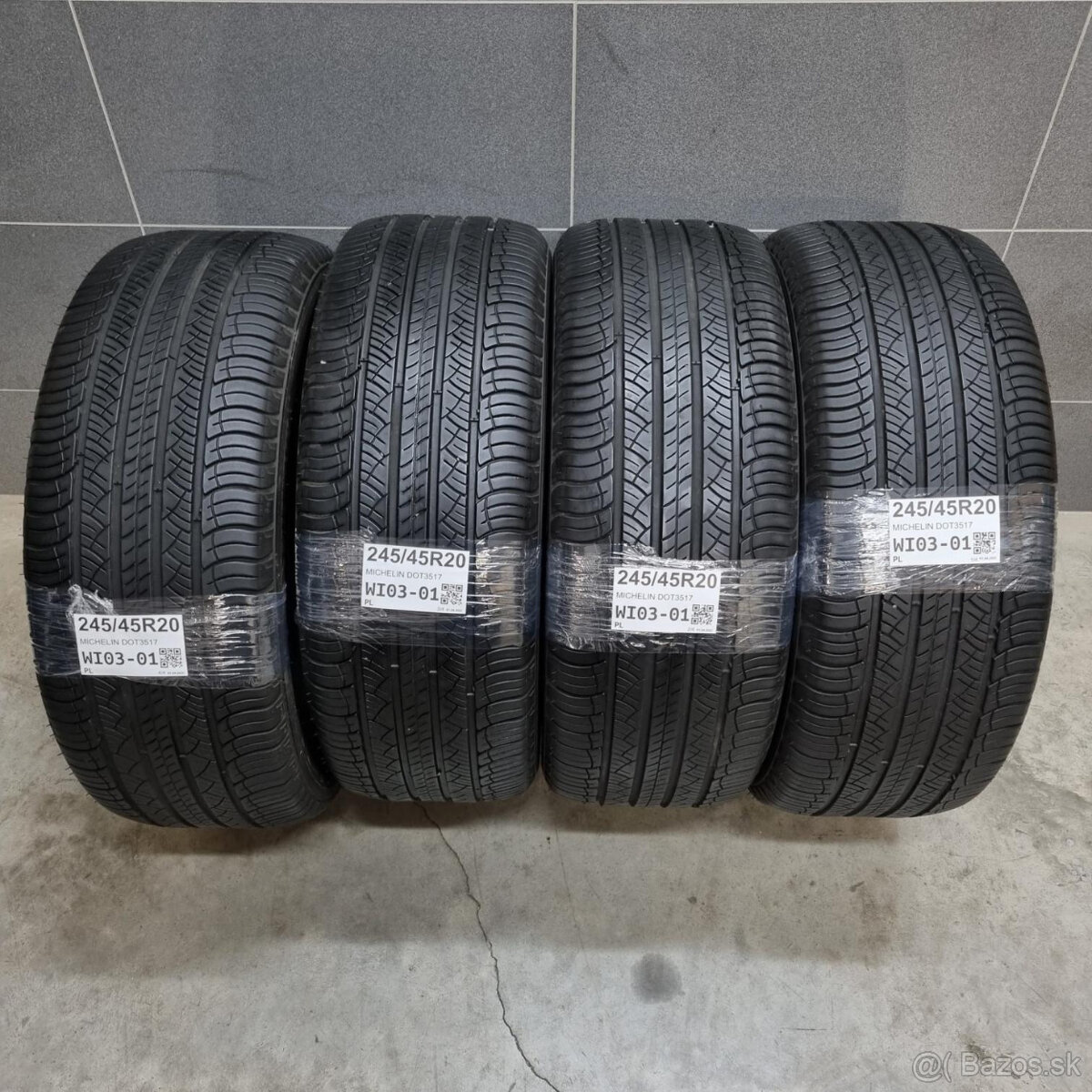 Letné pneumatiky 245/45 R20 MICHELIN DOT3517