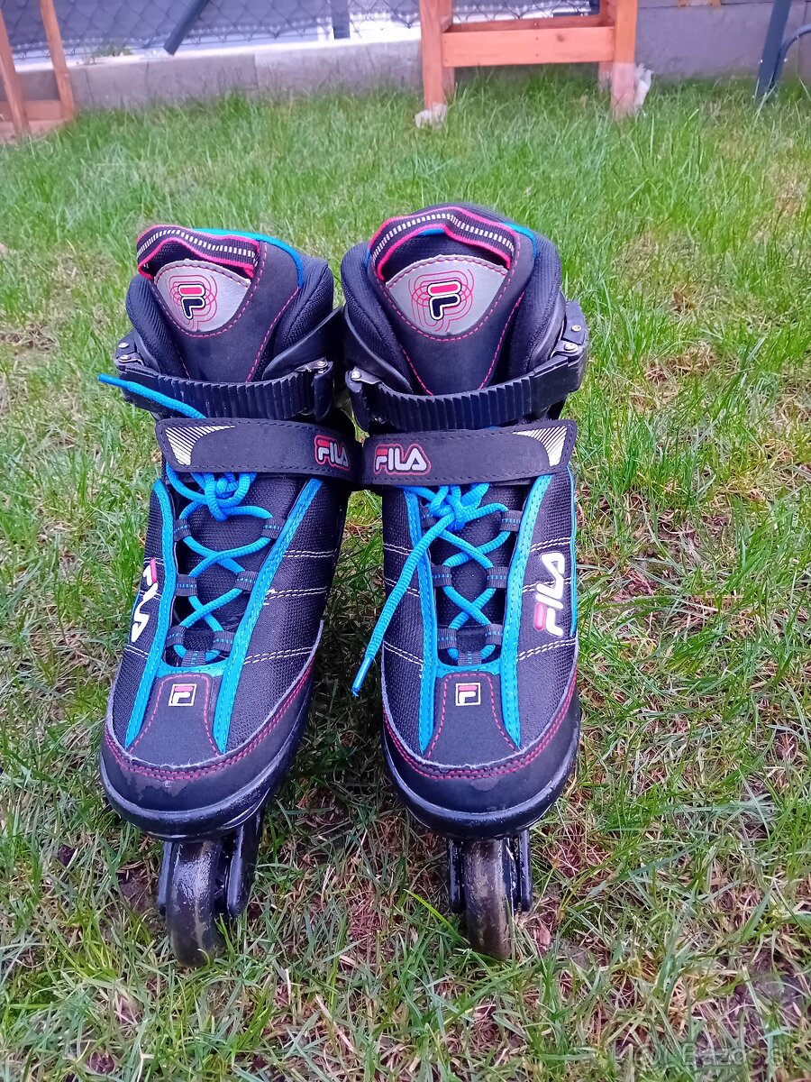 Rastúce inline korcule Fila nastavitelne veľkosť 36-40