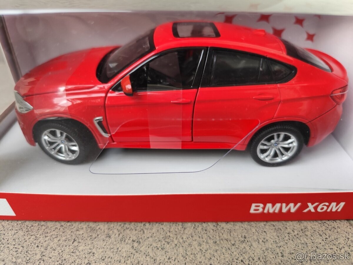Predám toto 20 cm BMW 6 v mierke 1:24 - NOVÝ, KOVOVÝ MODE