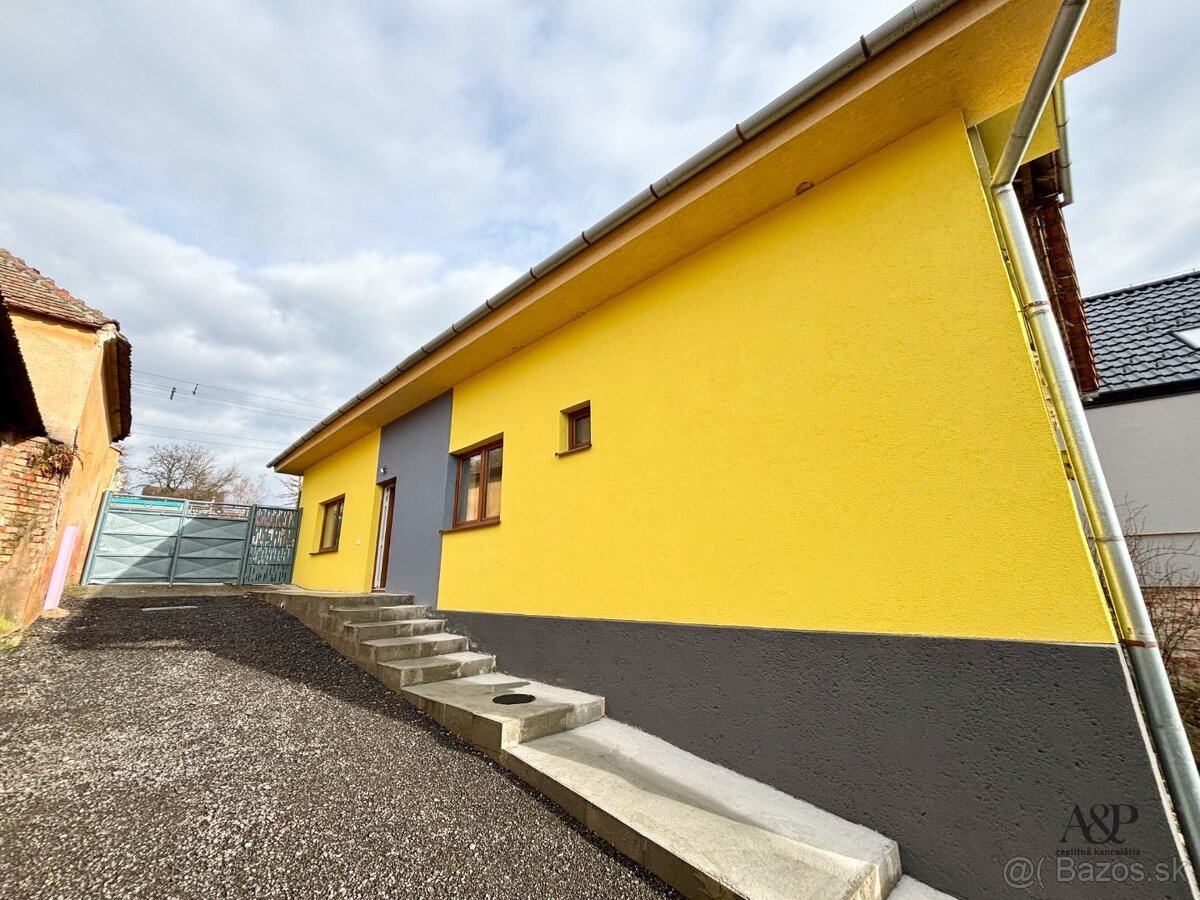 4 IZBOVÝ RODINNÝ DOM, POZEMOK 625M2, RADOŠOVCE, okr. SKALICA