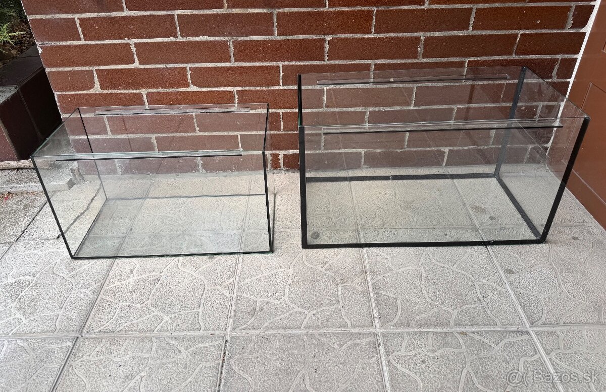 Akvárium 2ks + príslušenstvo