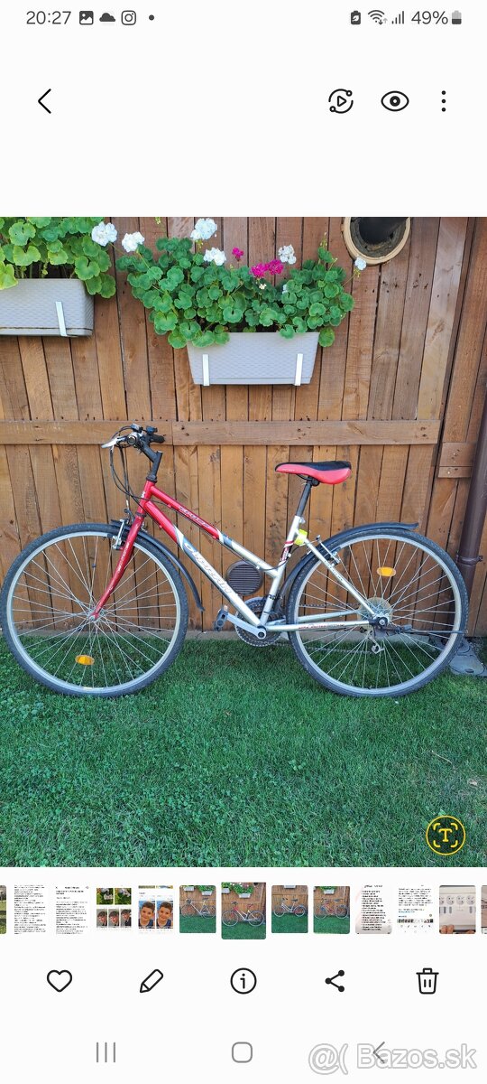 Dámsky bicykel