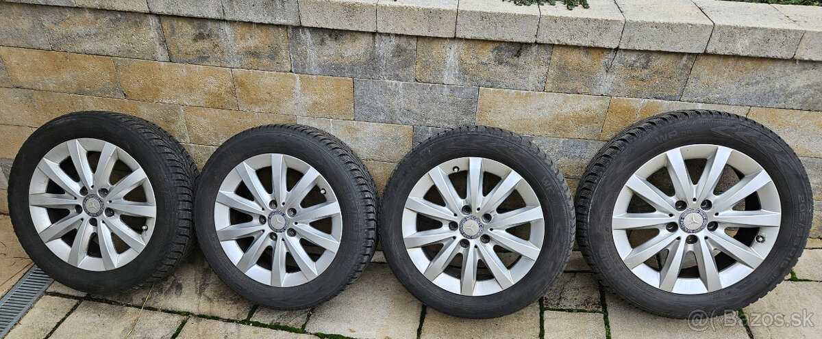 Kolesa Mercedes R16 5x112, 6,5Jx16, pneu Nokian zimne