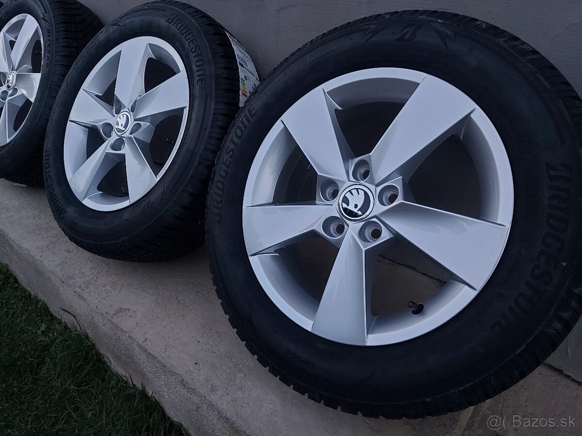 5,5Jx15 5x100 ET40 - NOVÉ disky ŠKODA FABIA IV