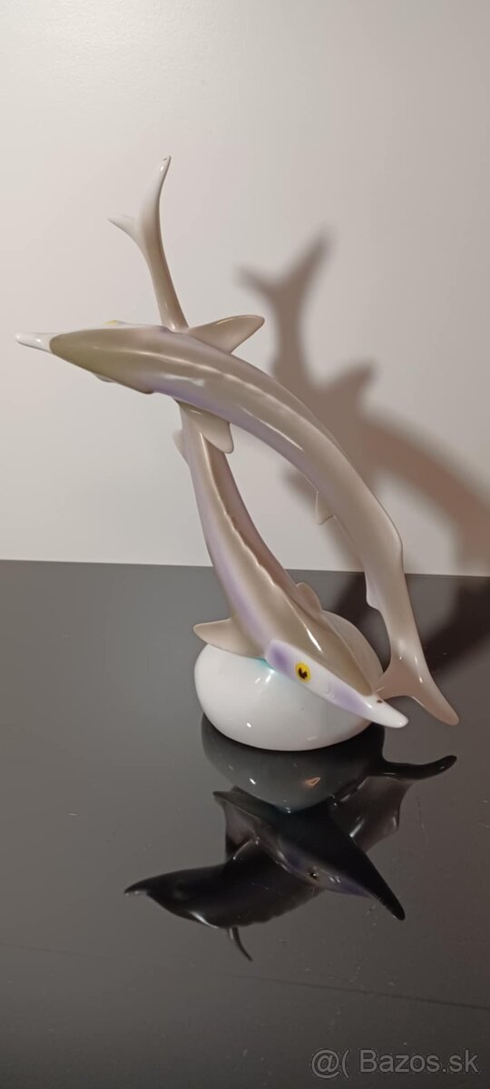 Krásna porcelánová soška Holloháza