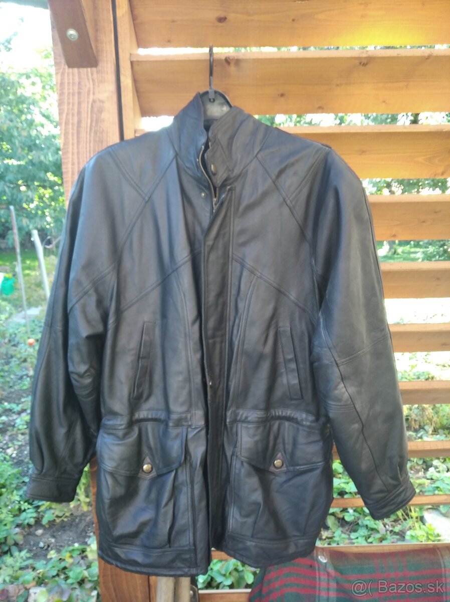 Pánska kožená bunda