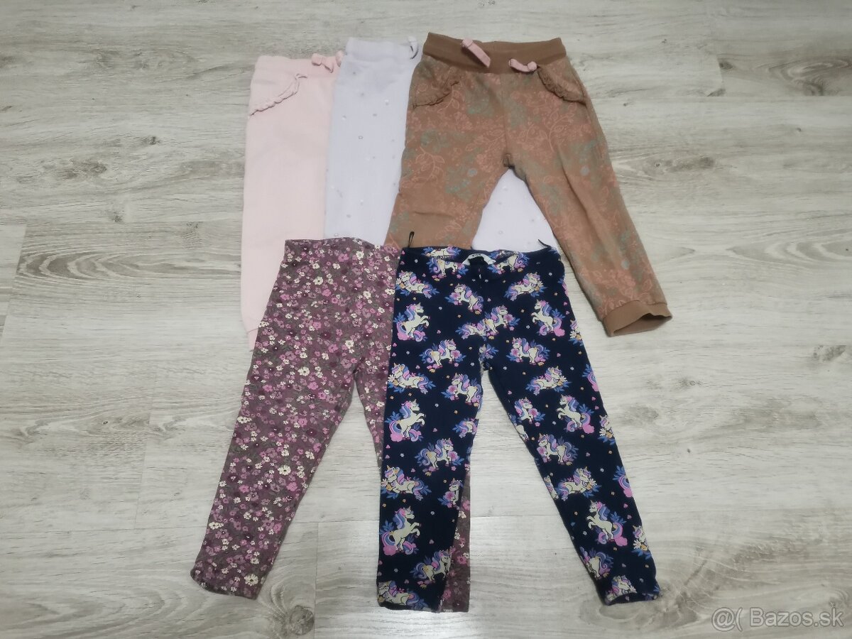 Dievčenské tepláky a zateplené legíny