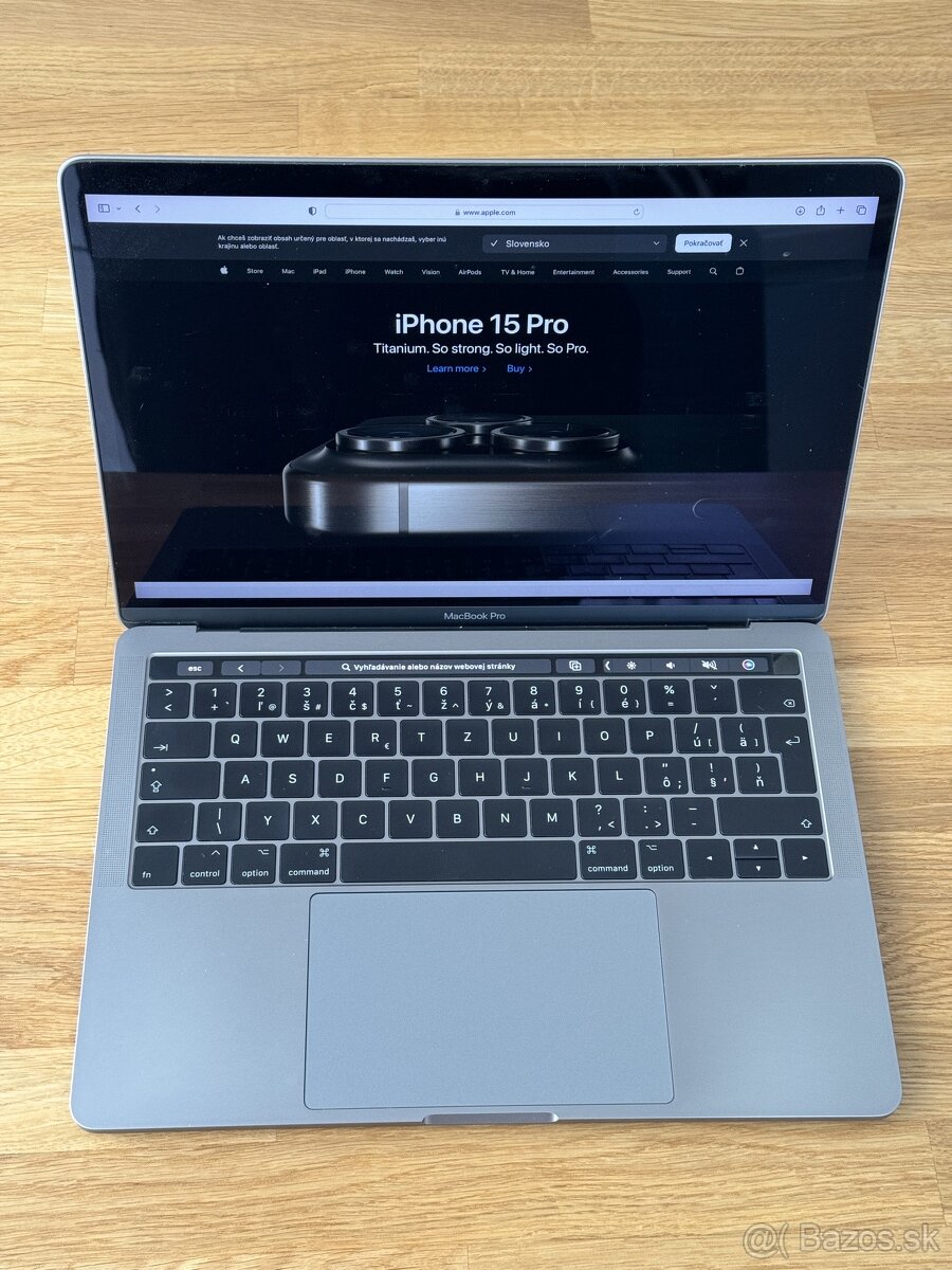 Apple MacBook PRO 13” Space Gray TouchBar