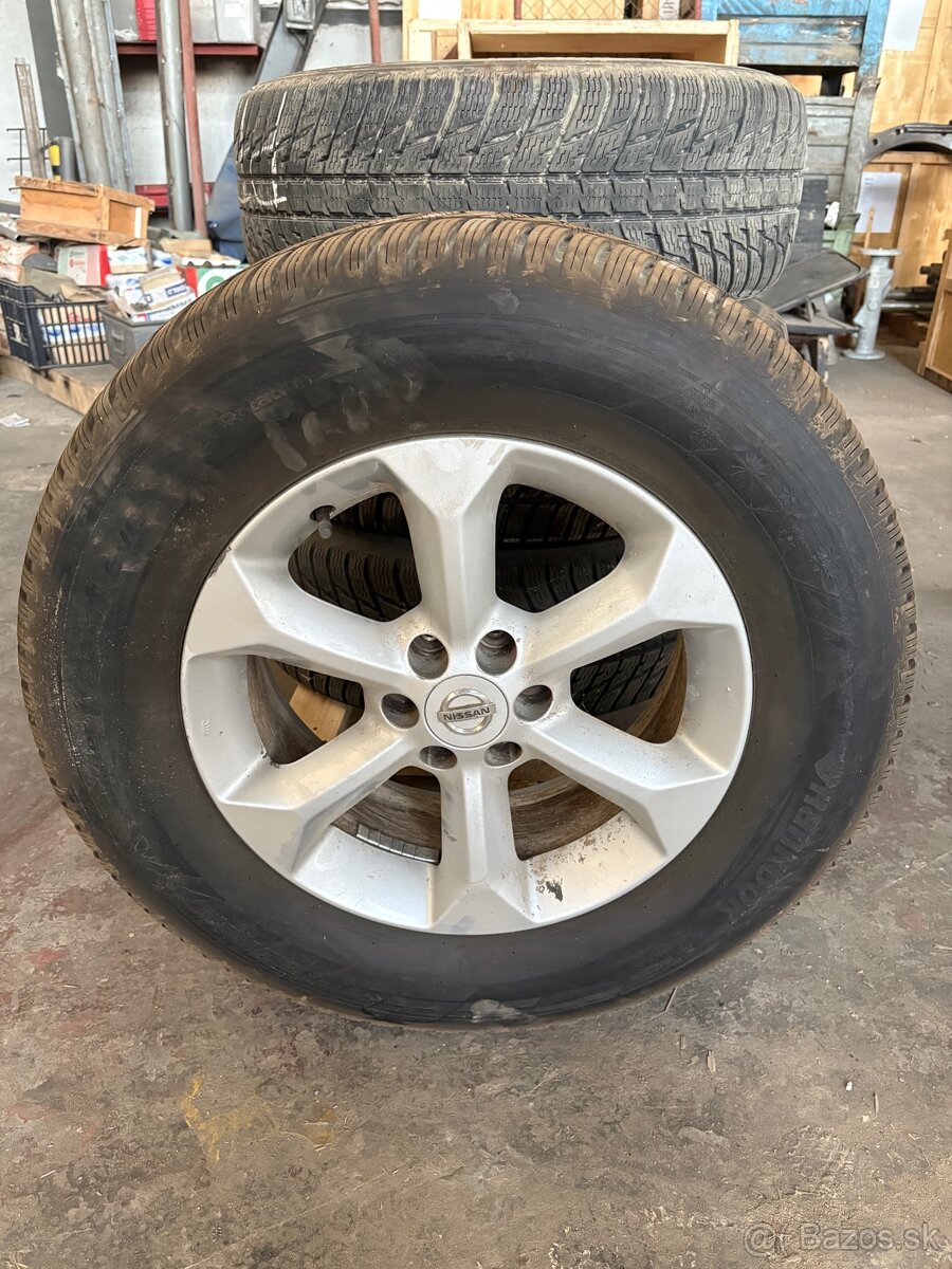 Original Nissan elektrony 17" + pneu zimne