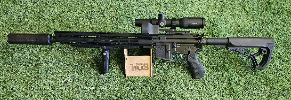 Ponúkame na predaj AR15 + Tlmič hluku výstrelu