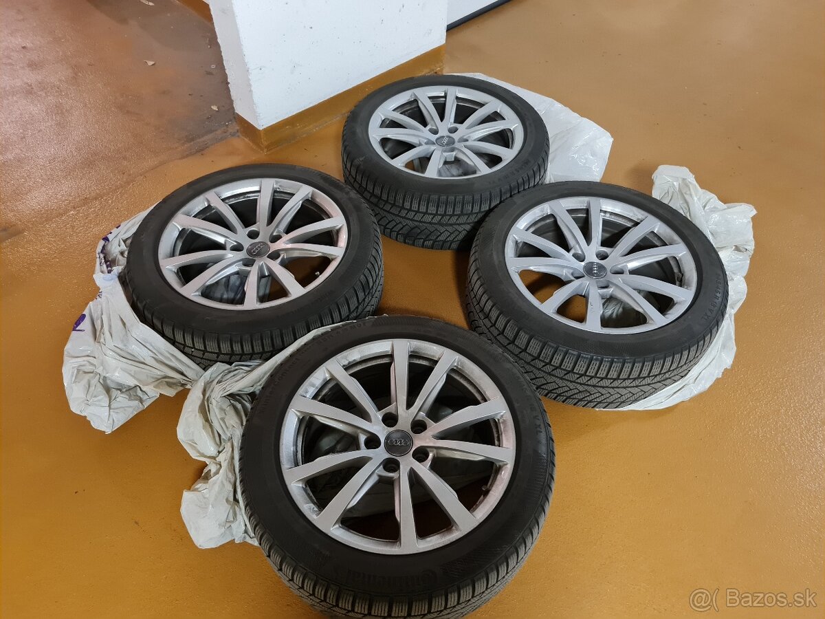 Predám originál elektróny Audi s pneumatikami R18