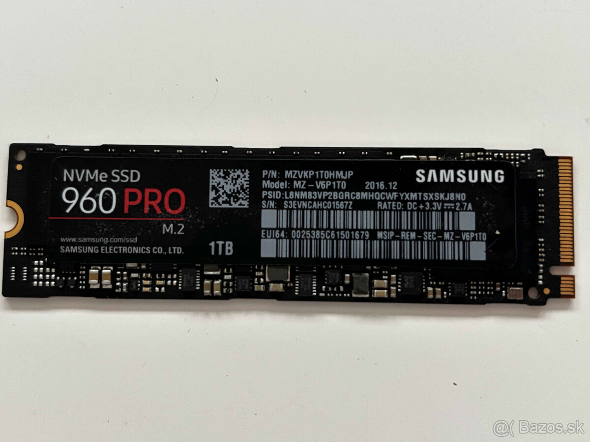 SSD disk Samsung 960 PRO