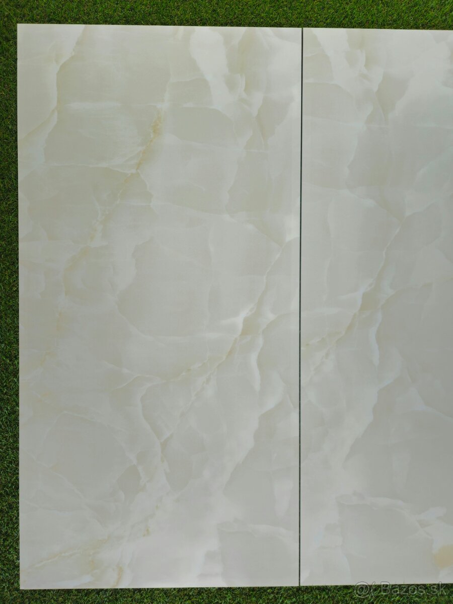 Dlažba/obklad 120x60 Onyx Pearl Gold lesklá
