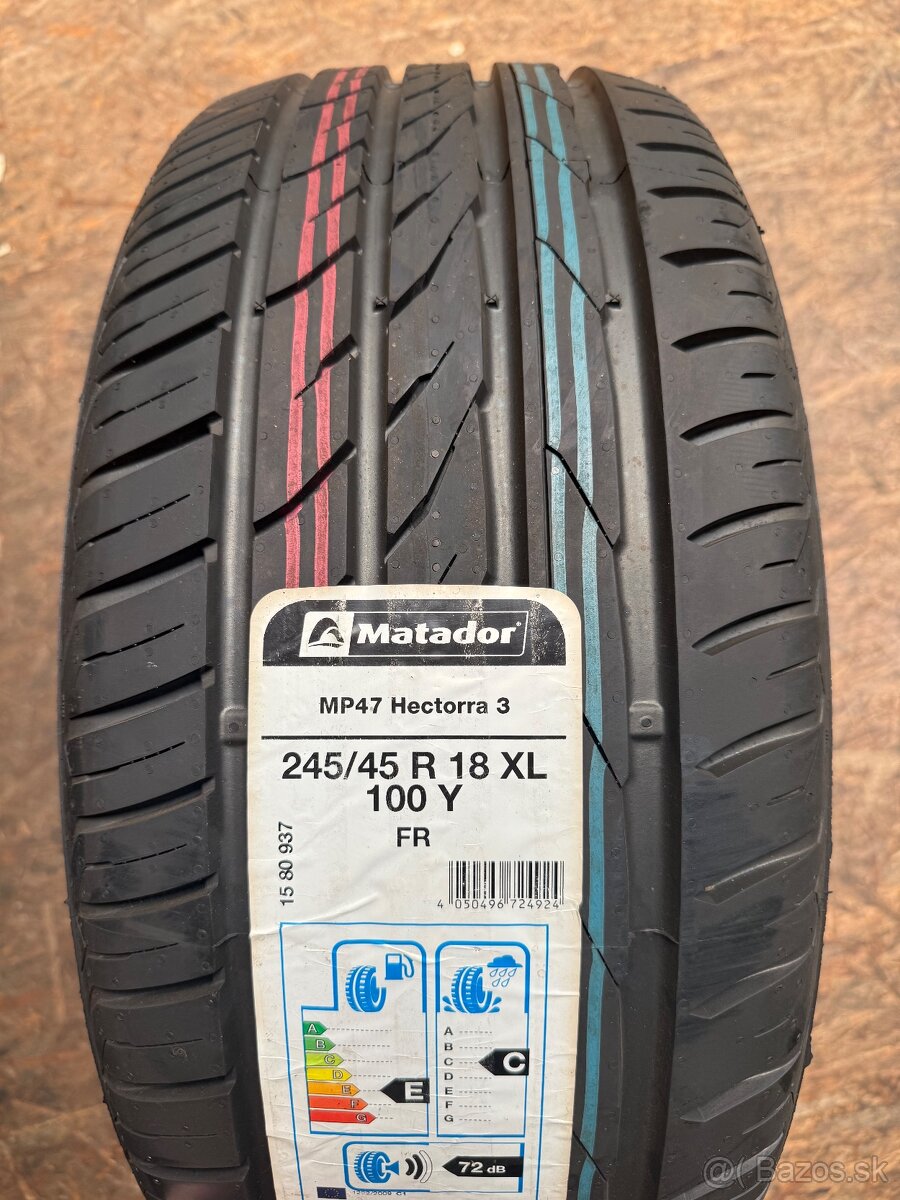 Letné pneumatiky 245/45 R18 Matador
