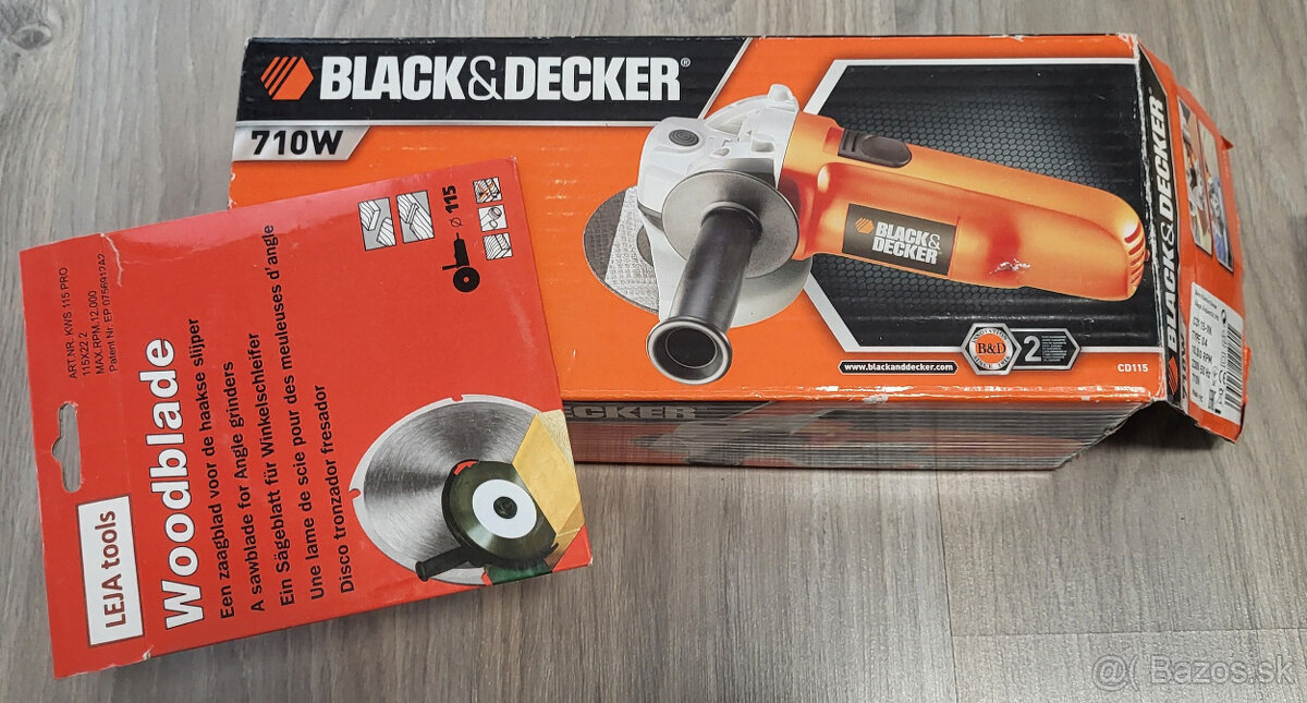 Predam uhlovu brusku Black & Decker CD115