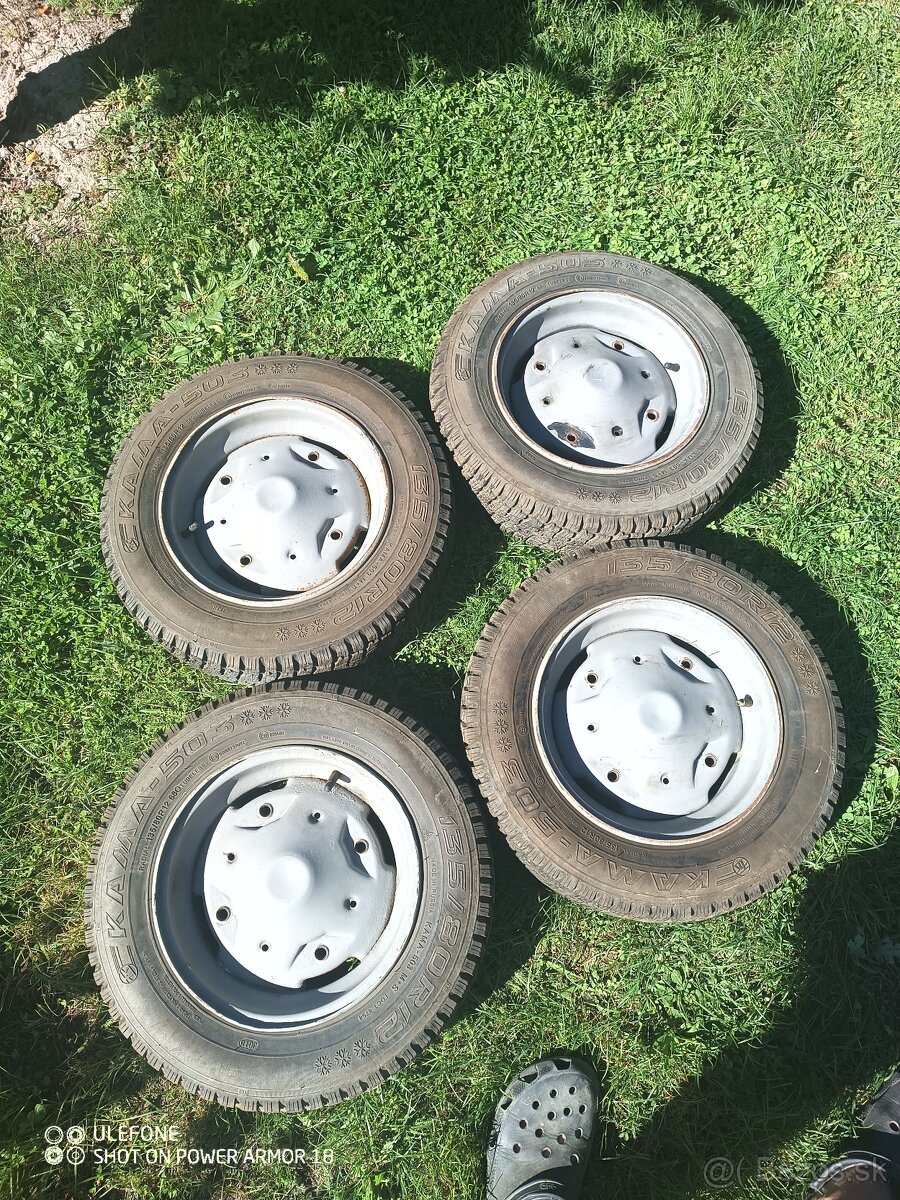 Predám kolesá na Fiat 126