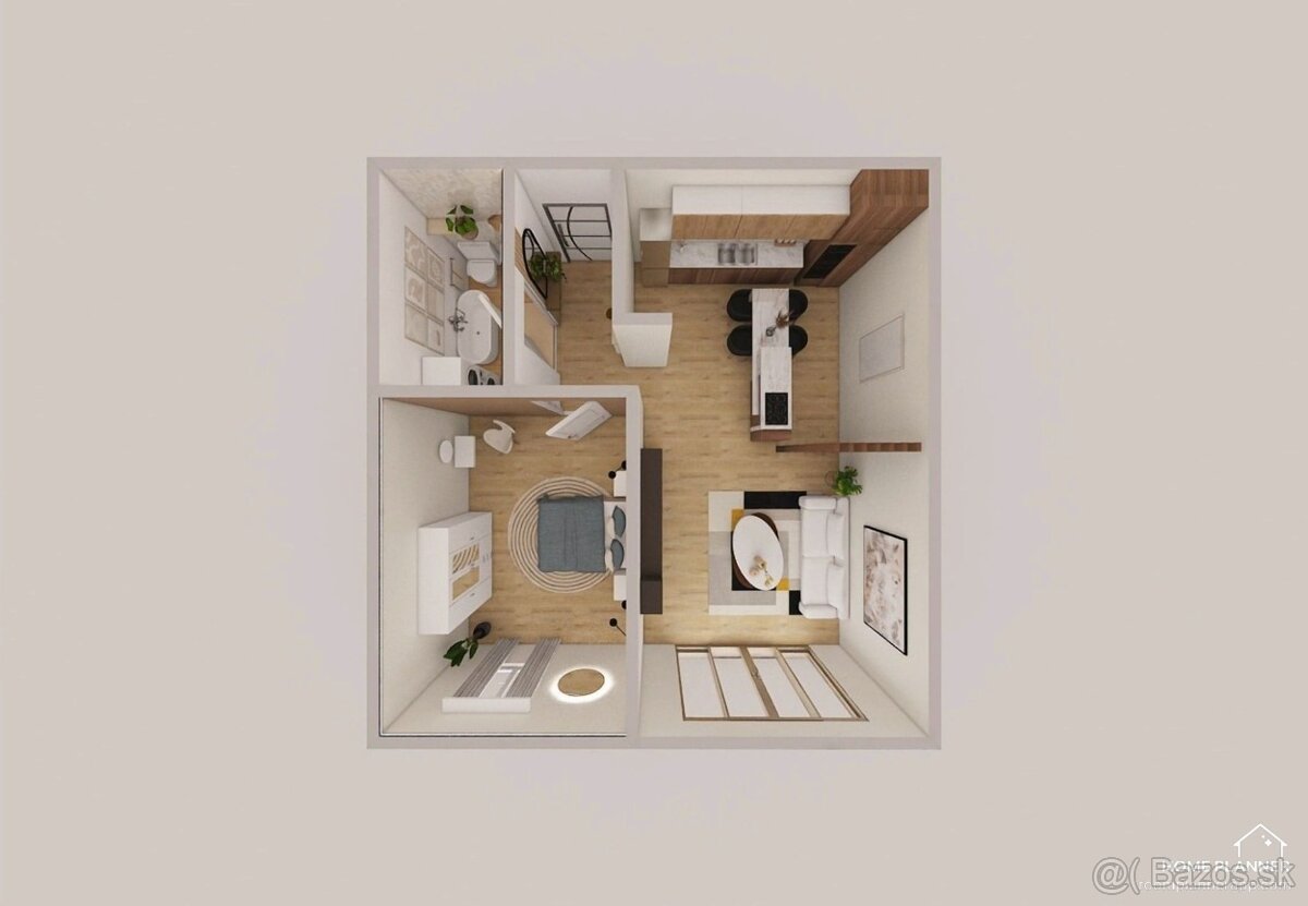 Na predaj 2-izbový byt