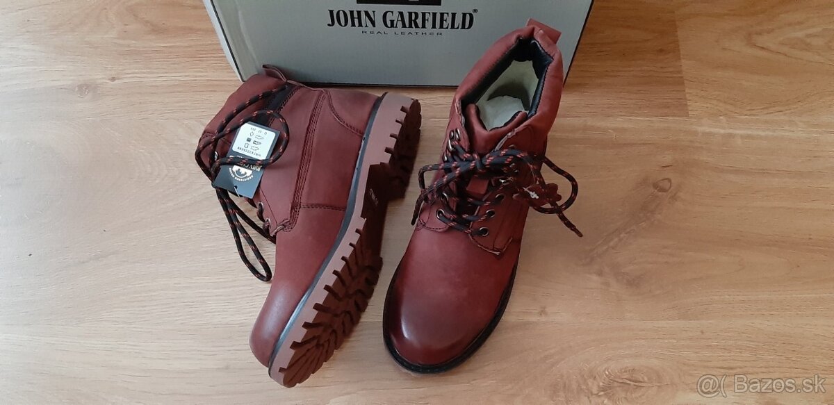 Kožené topánky John Garfield 37 / Nové