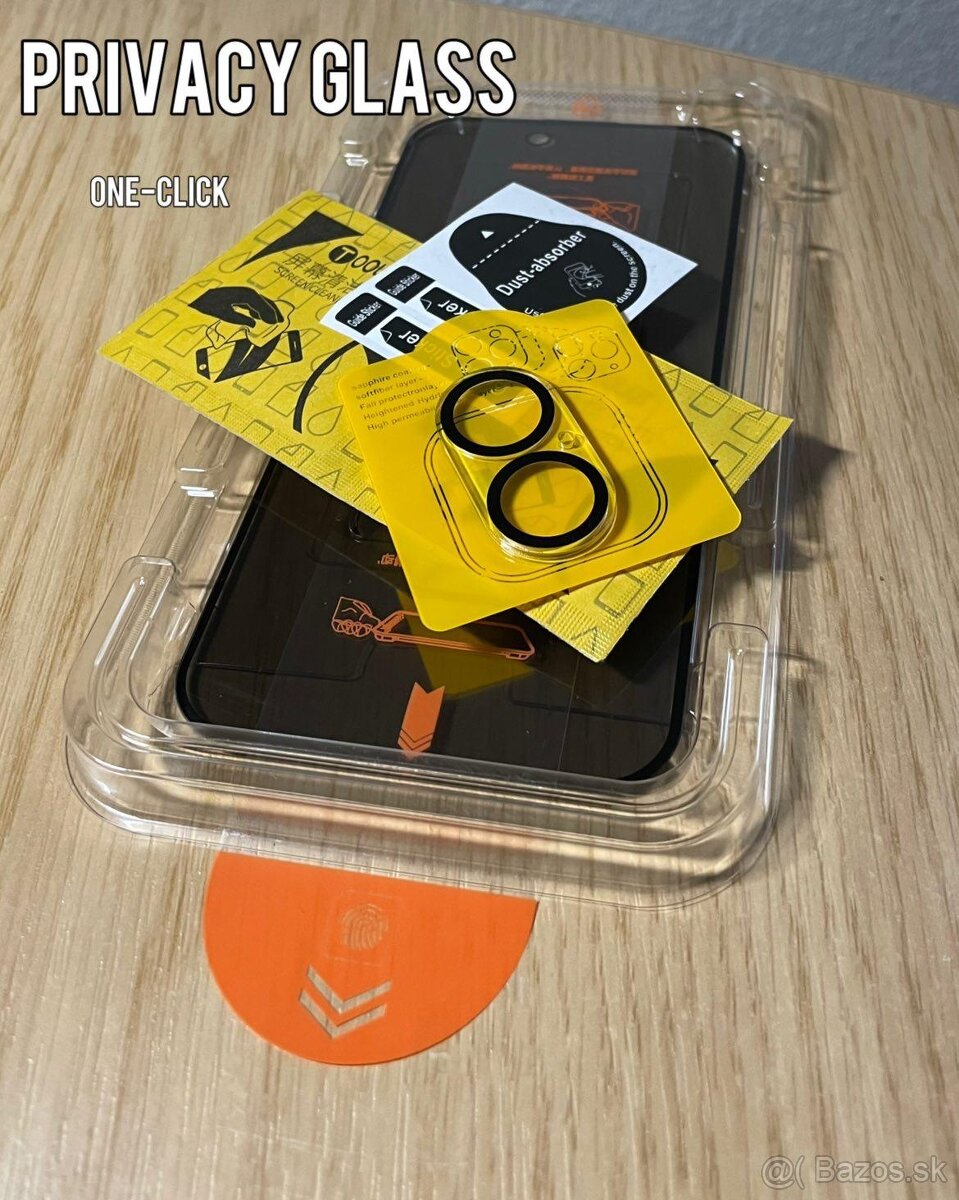 🔥Tvrdené Privacy sklo na iPhone🔒 -nové len 3,99