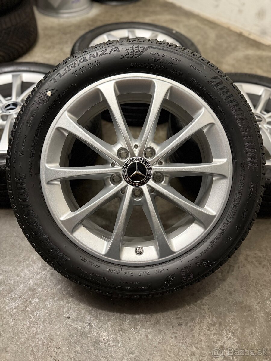 Nepoužitá letná sada 5x112 R17 , 205/55/17 Mercedes A B CLA