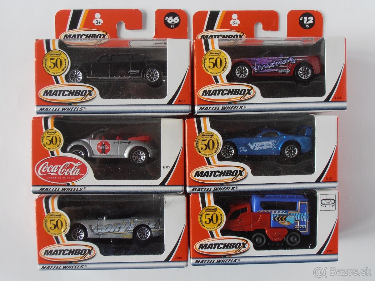 Matchbox 2002- "50" výročie