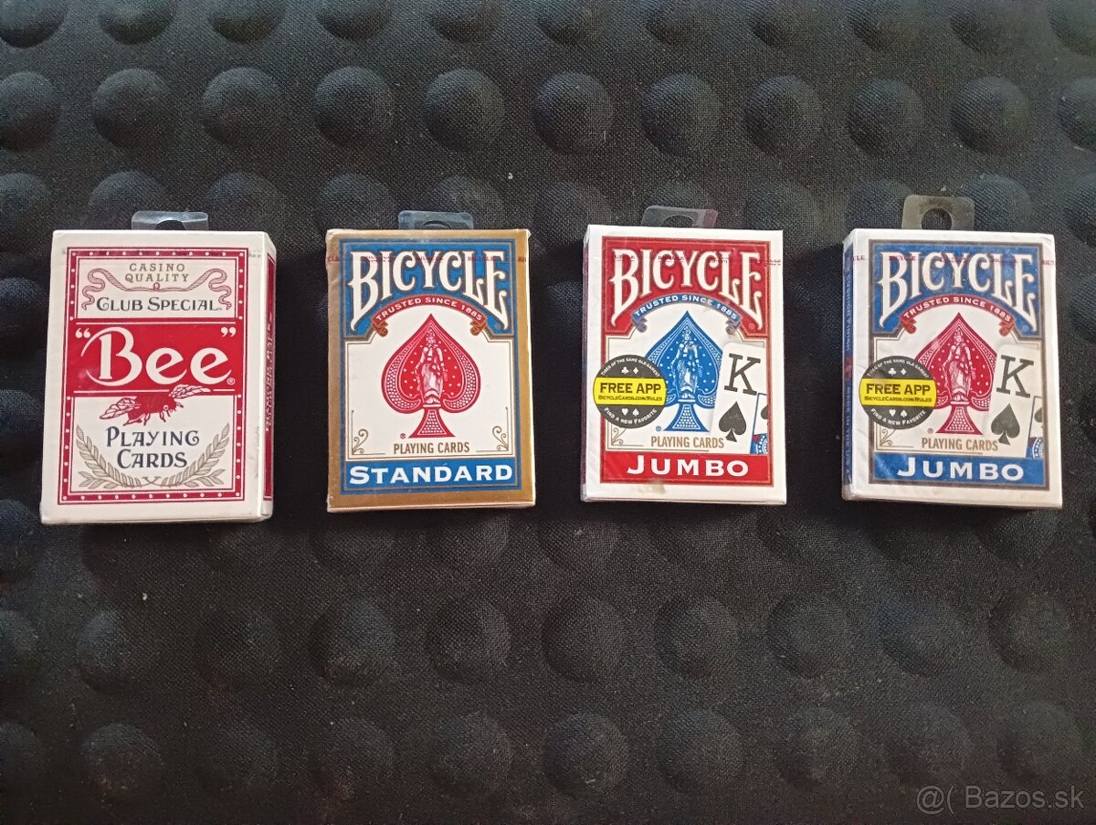 Francúzske karty, poker , žolikové bicycle, bee