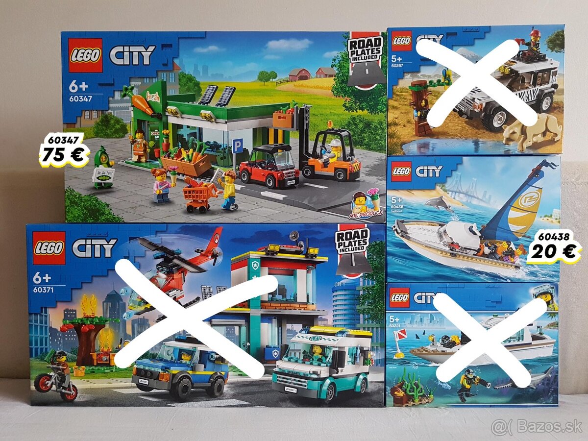 Nové zapečatené sety LEGO City