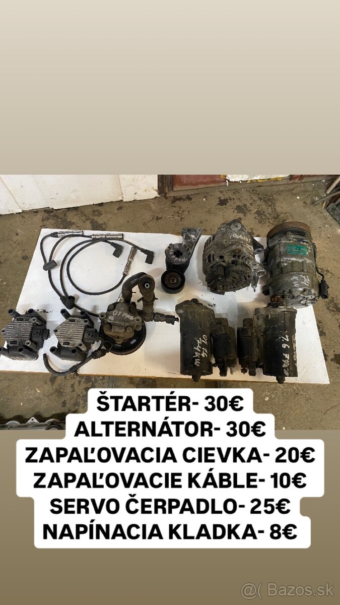 Škoda Octavia 1 1.6 74kw náhradne diely