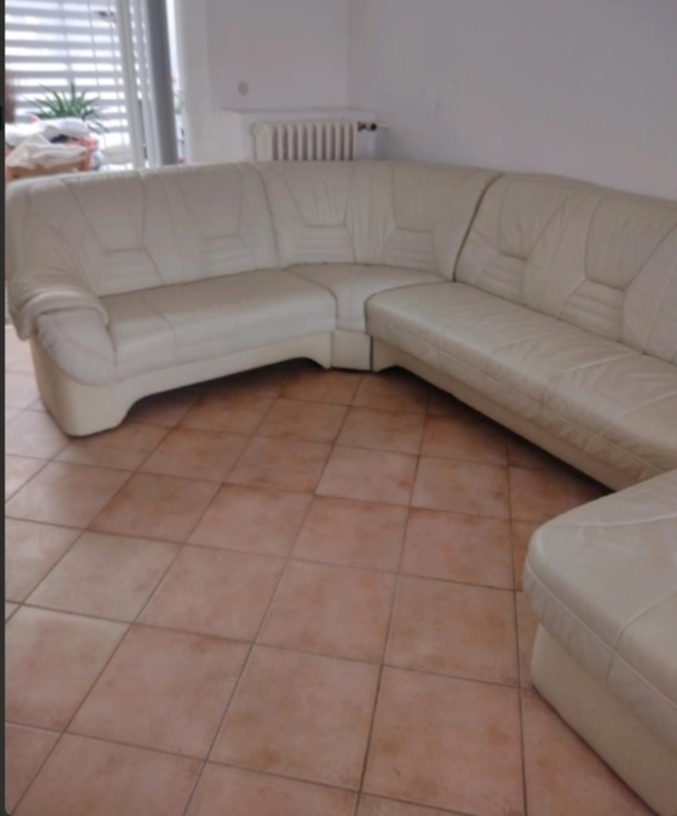 Moderní kožená sedací souprava do U, 4265