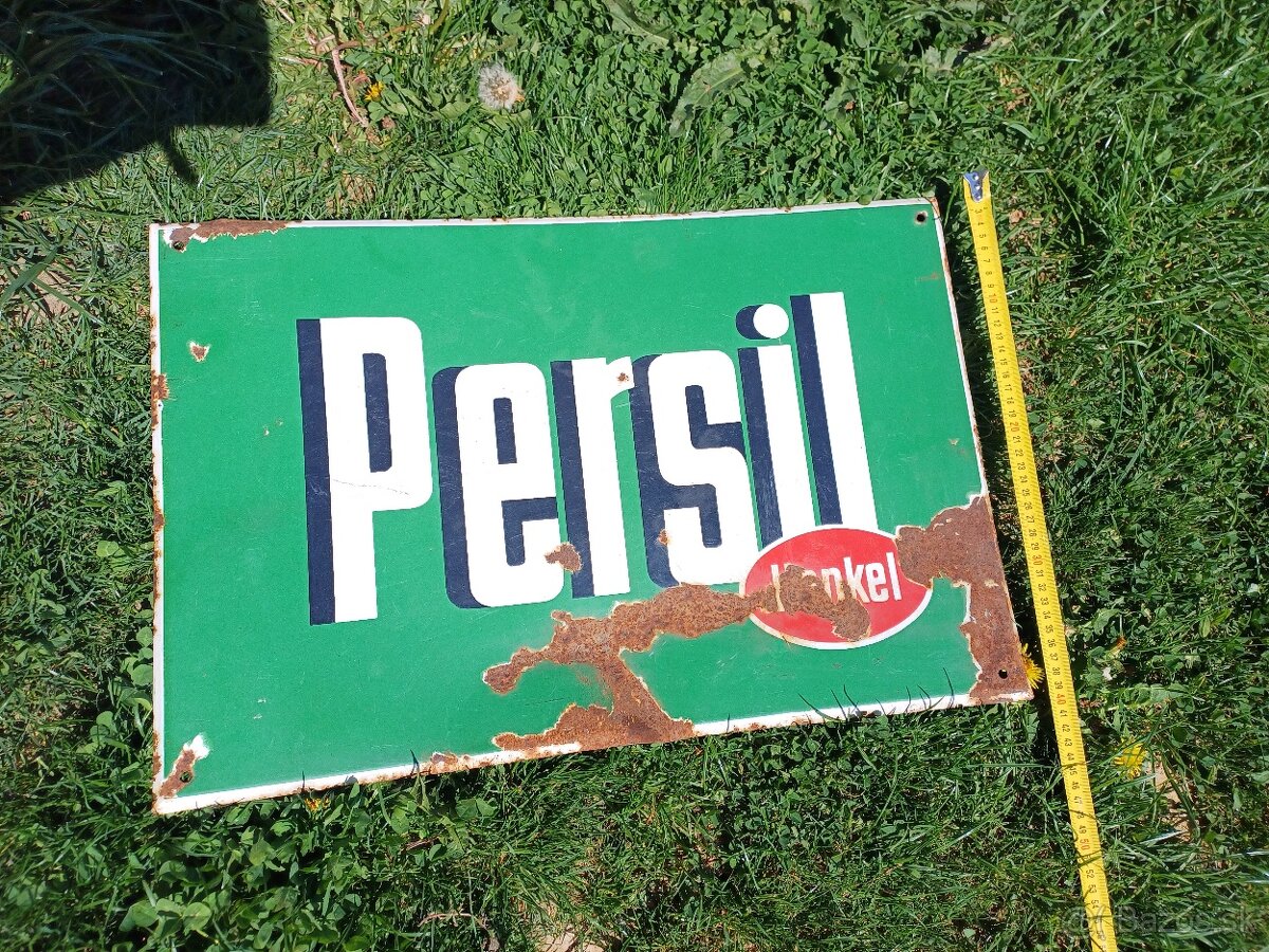 Predám starú smaltovanu reklamnú tabulu