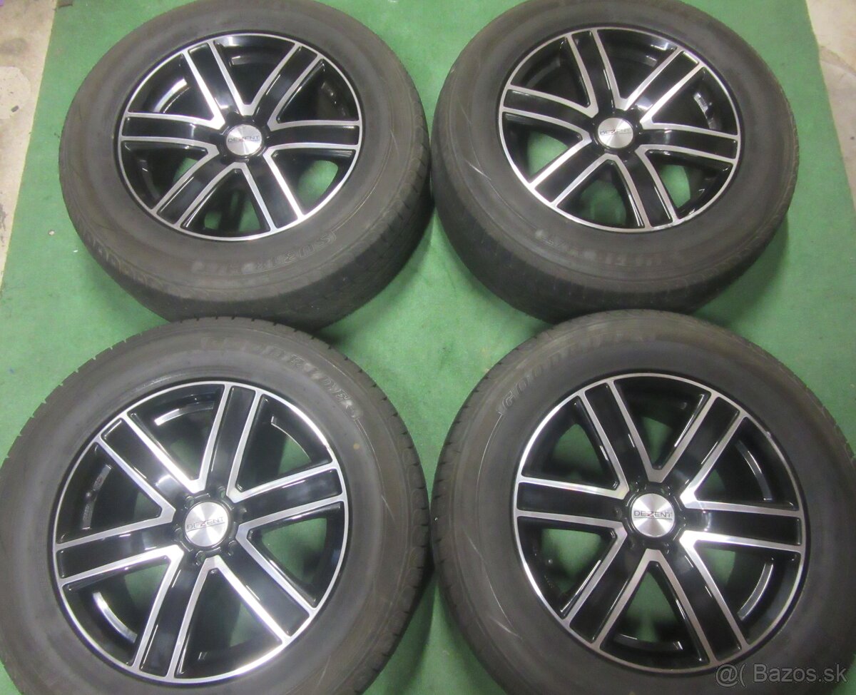 R18 Letná sada DEZENT rozteč 6x114,3 255/60R18 ET30
